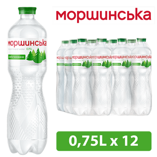 Вода Моршинська 0,75 л (слабогазована) 010107 фото