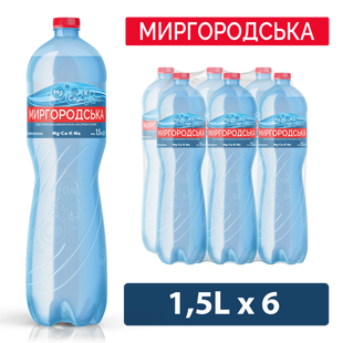 Вода Миргородська 1,5 л (сильногазована) 010112 фото