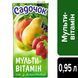 Сік Садочок мультивітамін 0,95 л (пакет) 02sd03 фото 2